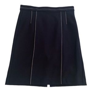 Ann Taylor 10P navy blue PENCIL skirt in fabulous “power stretch” fabric